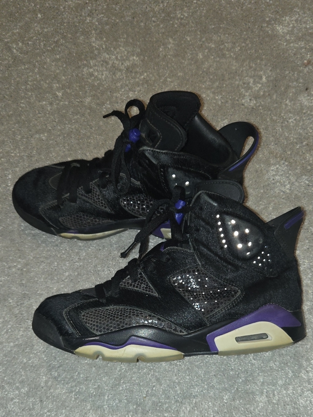 The Social Status x Air Jordan 6 Retro 'Pony Hair' in a size 6